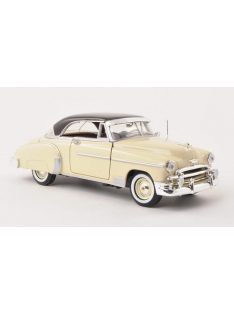   Motor-Max - Chevrolet Bel Air Hardtop, hellbeige/dunkelbraun, 1950, 1:24