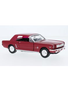 Motor-Max - Ford Mustang Hardtop, rot, 1964, 1:24