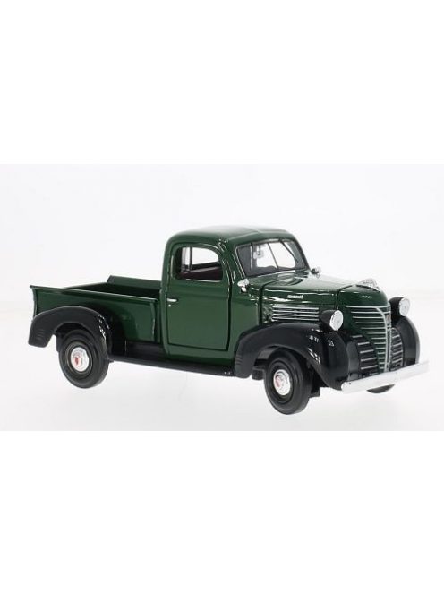 Motor-Max - Plymouth Pick Up, dunkelgrün/schwarz, 1941, 1:24