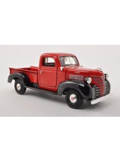 Motor-Max - Plymouth Pick Up, rot/schwarz, 1941, 1:24