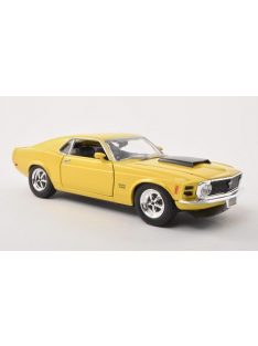 Motor-Max - Ford Mustang Boss 429, gelb/schwarz, 1970, 1:24