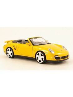 Motor-Max - Porsche 911 (997) Turbo Cabriolet, gelb, 1:24