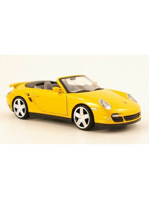 Motor-Max - Porsche 911 (997) Turbo Cabriolet, gelb, 1:24