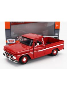 Motor-Max - CHEVROLET C-10 FLEETSIDE PICK-UP 1966 RED