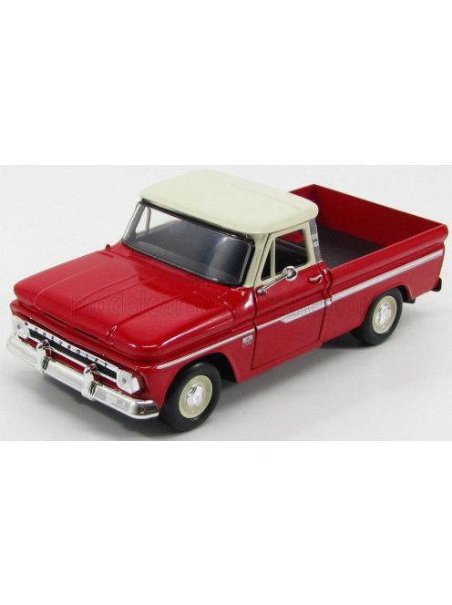 Motor-Max - CHEVROLET C-10 FLEETSIDE PICK-UP 1966 RED WHITE