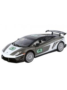   Motor-Max - LAMBORGHINI GALLARDO LP560-4 N 63 SUPER TROFEO 2011 GREY WHITE