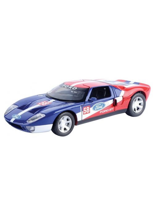 Motor-Max - FORD USA GT N 58 RACING 2004 BLUE WHITE RED