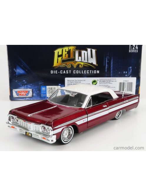 Motor-Max - Chevrolet Impala Lowrider Custom 1964 Red White