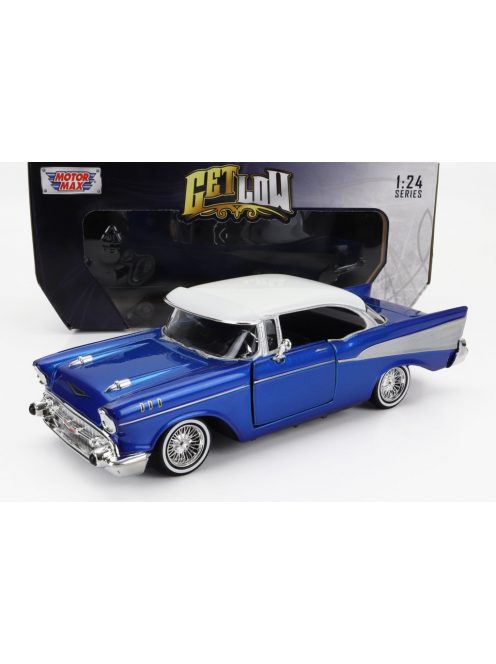 Motor-Max - CHEVROLET BEL AIR WITH VISOR 1957 BLUE SILVER