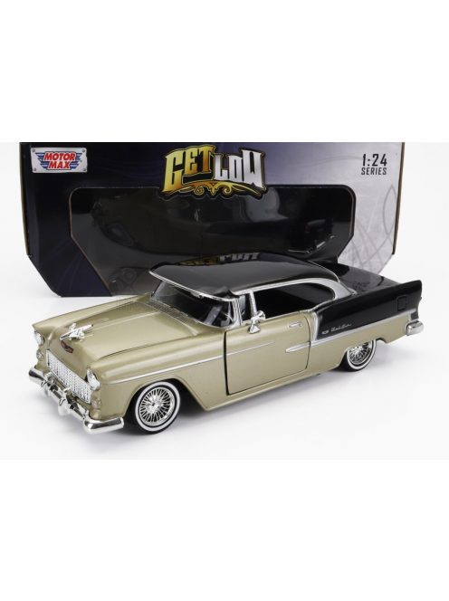 Motor-Max - CHEVROLET BEL AIR 1955 GOLD BLACK