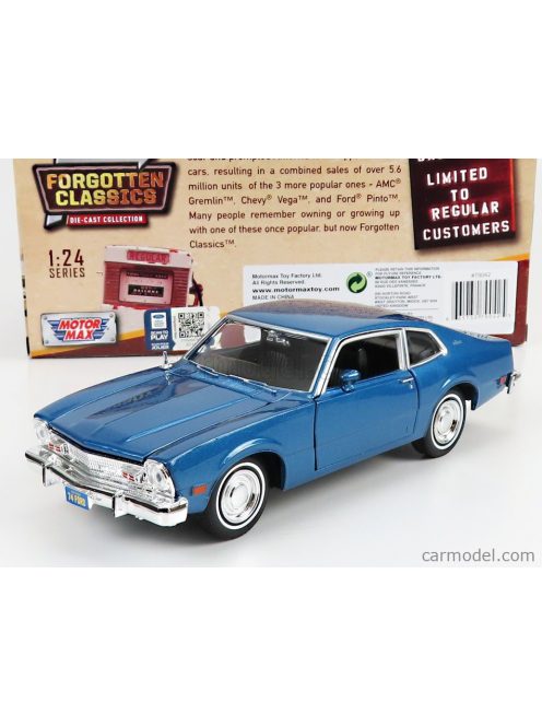 Motor-Max - Ford Usa Maverick 1974 Blue