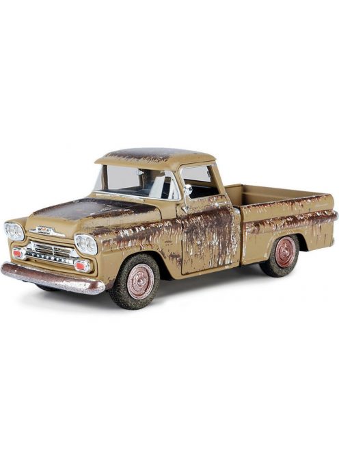 Motor-Max - CHEVROLET APACHE PICK-UP FLEETSIDE WEATHERED TREASURE 1958 RUGGINE - RUST