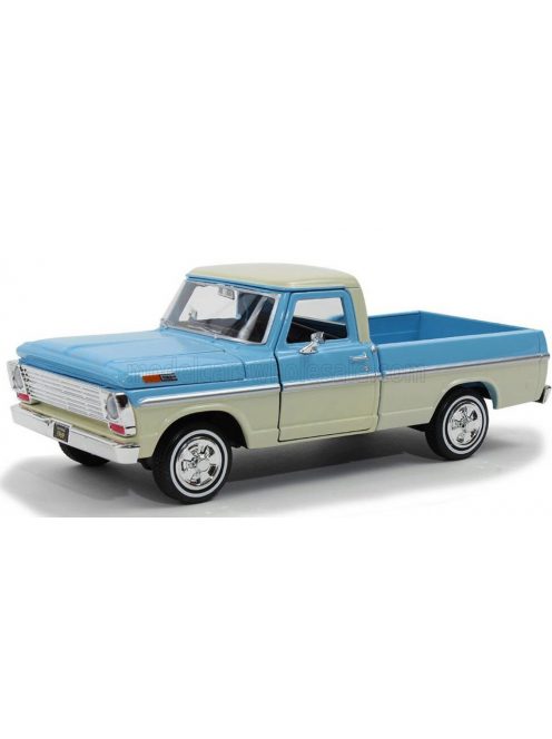 Motor-Max - FORD USA F-100 PICK-UP 1969 LIGHT BLUE CREAM