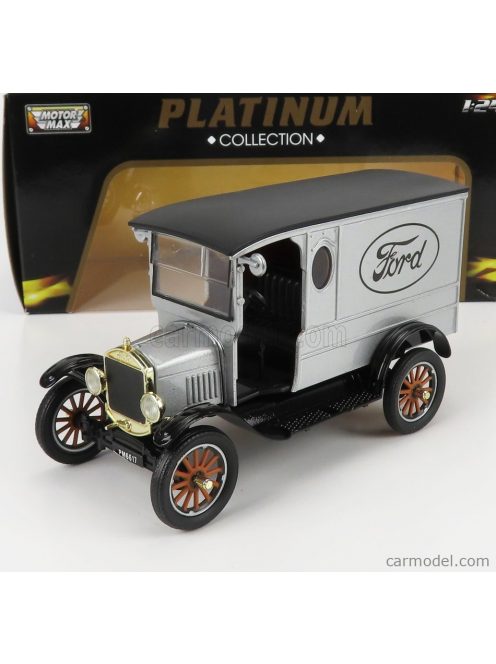 Motor-Max - Ford Usa Model-T Van Paddy Wagon 1925 Silver Black