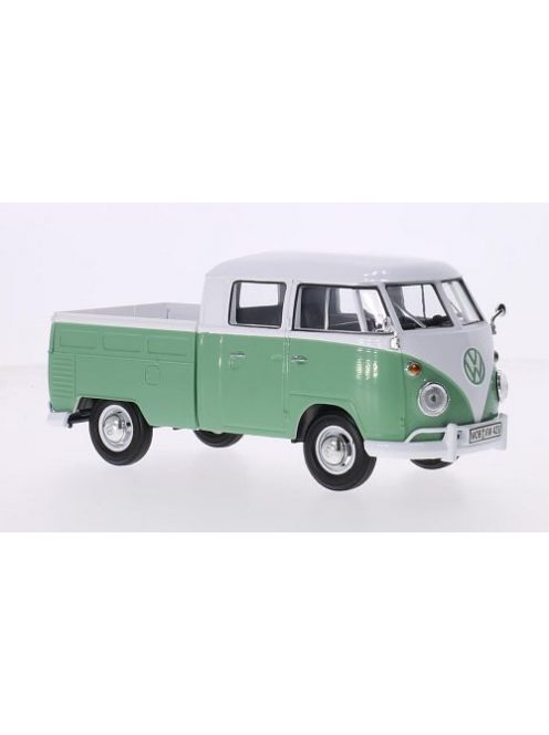 Motor-Max - VW T1 DoKa, weiss/grün, 1:24