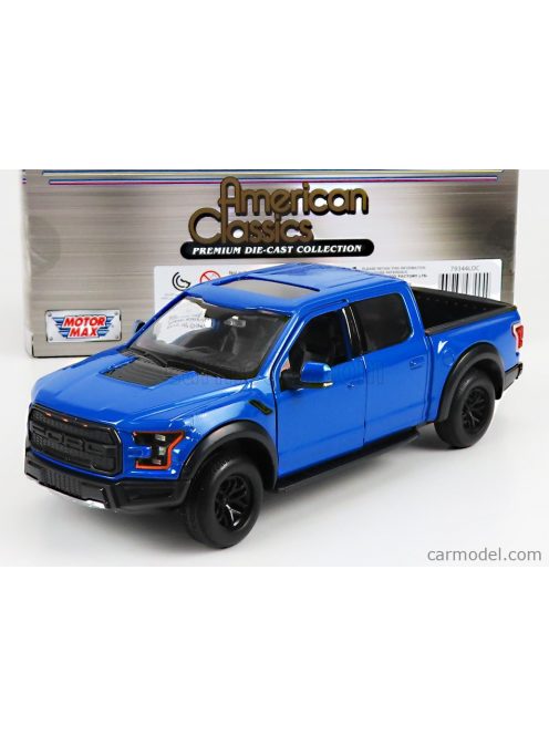 Motor-Max - Ford Usa F-150 Pick-Up Raptor 2017 Blue