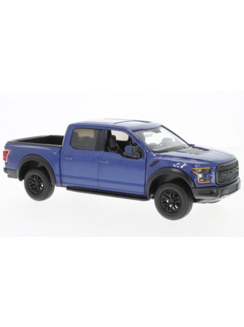 Motor-Max - Ford F-150 Raptor, blau, 2017, 1:24