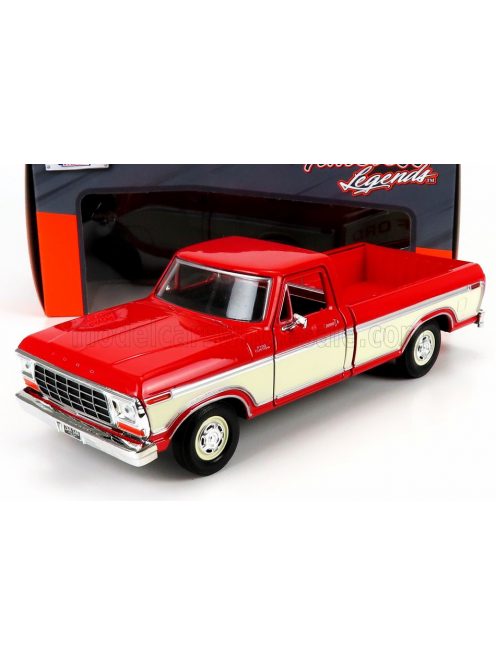 Motor-Max - FORD USA F-150 PICK-UP CUSTOM 1979 RED CREAM