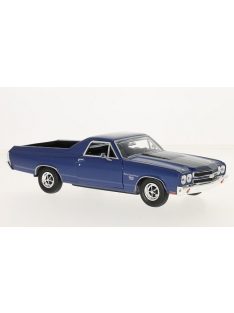 Motor-Max - Chevrolet El Camino, blau/schwarz, 1970, 1:24