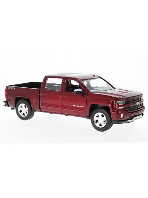 Motor-Max - Chevrolet Silverado 1500 LT - Z71, dunkelrot, 2017, 1:24