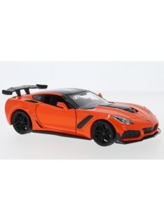   Motor-Max - Chevrolet Corvette ZR1 (C7), orange/schwarz, 2019, 1:24