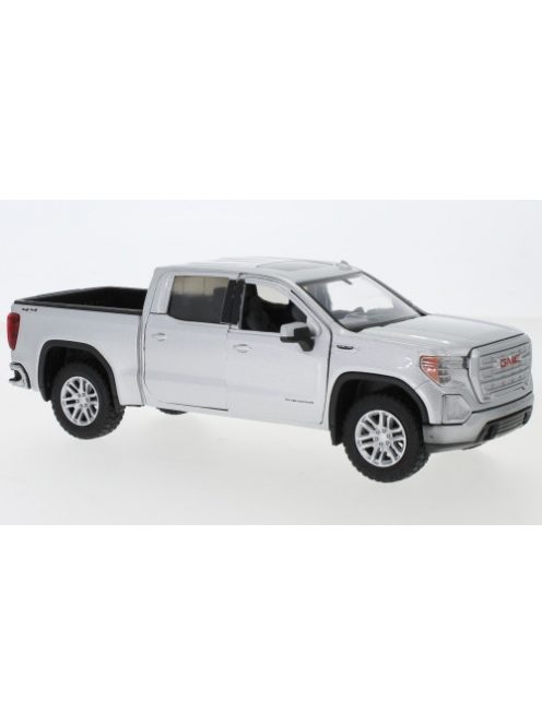 Motor-Max - GMC Sierra 1500 SLT Crew Cab, silber, 2019, 1:24