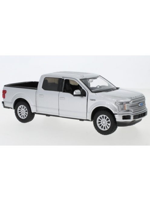 Motor-Max - Ford Ford F-150 Limited Crew Cab, silber, 2019, 1:24