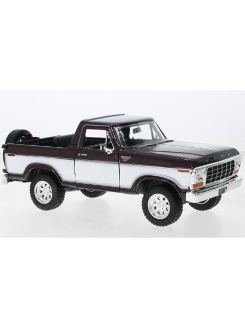 Motor-Max - Ford Bronco Ranger XLT, violett/weiss, 1978, 1:24