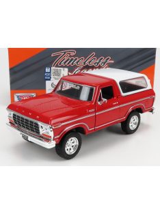 Motor-Max - FORD USA BRONCO HARD-TOP CLOSED 1978 RED WHITE