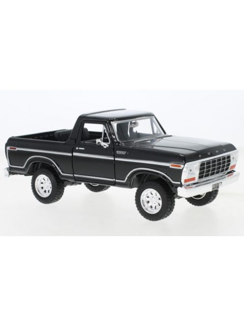 Motor-Max - Ford Bronco Custom, schwarz, 1978, 1:24