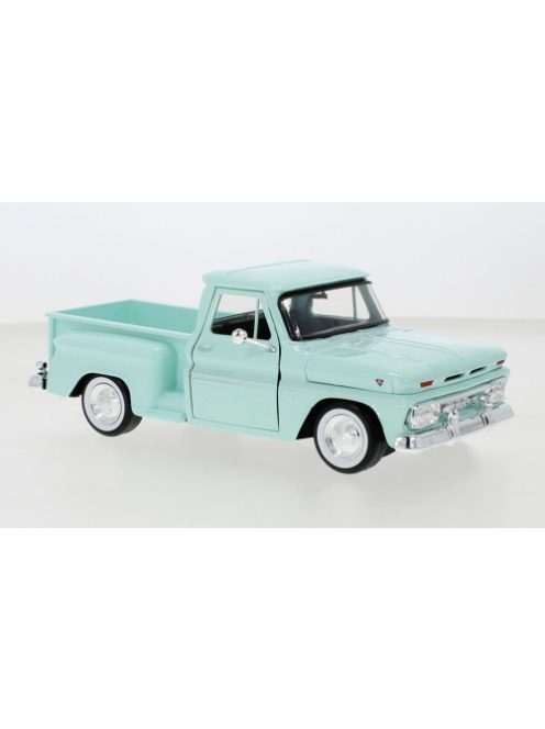 Motor-Max - Chevrolet C-10 Pick Up Fleetside, hellgrün, 1966, 1:24