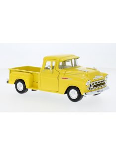   Motor-Max - Chevrolet 3100 Stepside Pick Up, gelb, 1957, 1:24