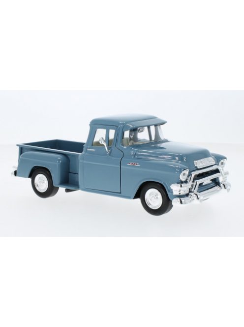 Motor-Max - GMC Blue Chip Pick Up, blau, 1955, 1:24