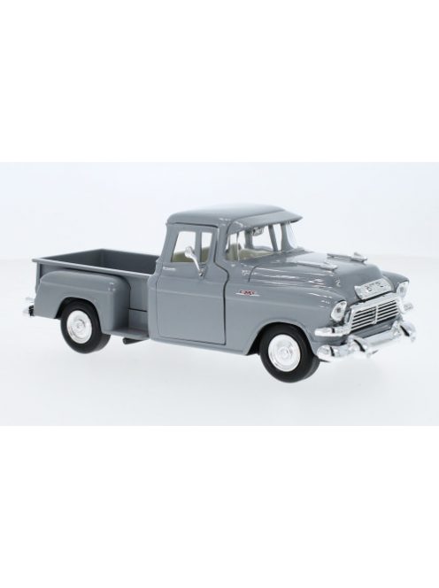 Motor-Max - GMC Blue Chip Pick Up, grau, 1957, 1:24