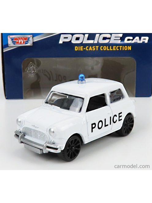 Motor-Max - Mini Cooper Police 1965 White