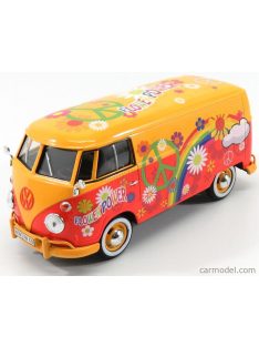   Motor-Max - Volkswagen T1 Type 2 Van Flower Prower 1962 Orange Red