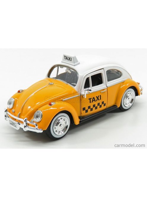 Motor-Max - Volkswagen Beetle Maggiolino Taxi 1959 Yellow White