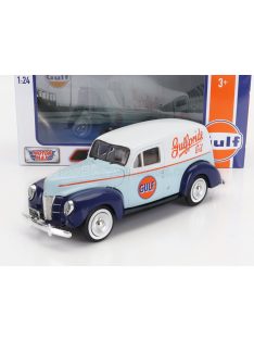   Motor-Max - FORD USA SEDAN DELIVERY VAN GULF OIL 1940 2 TONE BLUE ORANGE WHITE