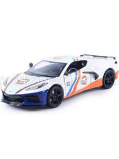   Motor-Max - CHEVROLET CORVETTE C8 N 52 GULF RACING 2020 WHITE BLUE ORANGE