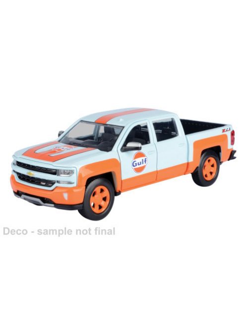 Motor-Max - Chevrolet Silverado 1500 LT - Z71, 2017, Gulf, 1:24