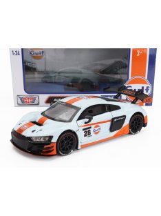   Motor-Max - AUDI R8 LMS GT3 N 28 GULF RACING 2020 LIGHT BLUE ORANGE