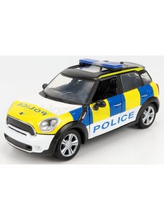   Motor-Max - MINI COOPER S COUNTRYMAN UK POLICE 2011 WHITE BLACK YELLOW BLUE