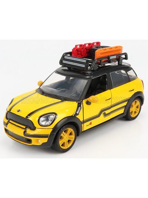 Motor-Max - MINI COOPER S COUNTRYMAN WITH ROOF RACK 2011 YELLOW BLACK