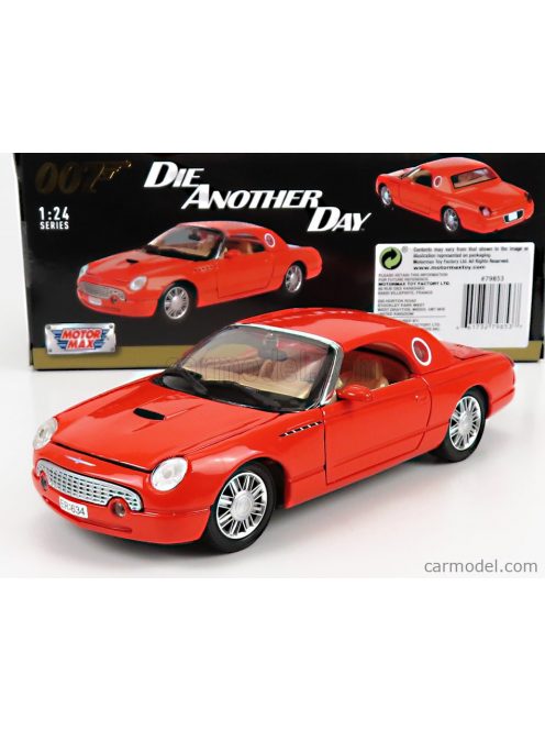 Motor-Max - Ford Usa Thunderbird 1999 - 007 James Bond - Die Another Day - La Morte Puo' Attendere Orange