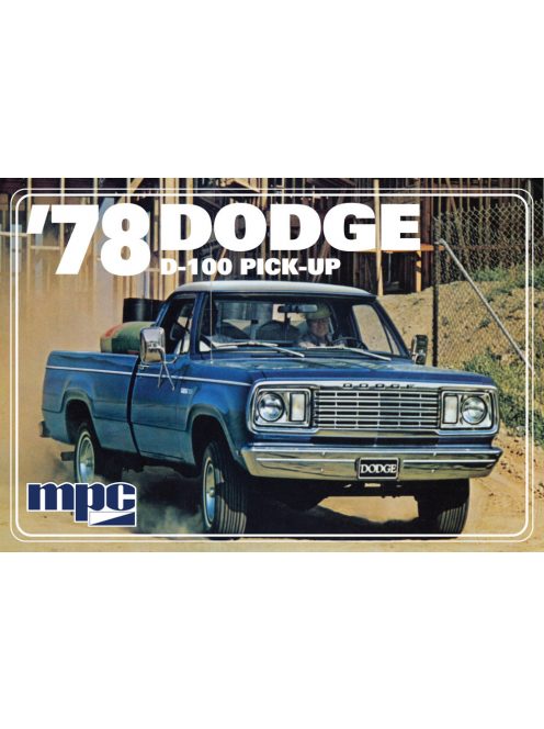 MPC - 1:25 1978 Dodge D100 Custom Pickup (2T)