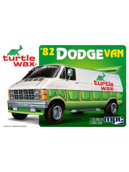 MPC - 1:25 1982 Dodge Van Custom (Turtle Wax) 