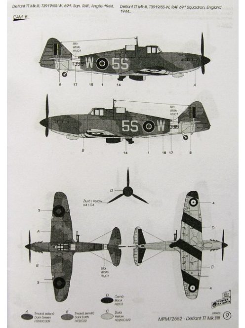 Mpm - Boulton Paul Defiant TT Mk. I/II