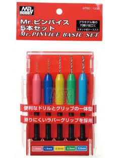   Mr. Hobby - Mr Hobby -Gunze Mr. Pinvice Basic Set (1 / 1.5 / 2 / 2.5 / 3 mm)