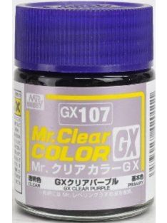   Mr. Hobby - Mr Hobby -Gunze Mr. Clear Color GX (18 ml) Clear Purple