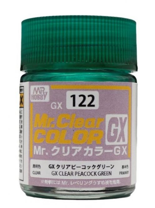 Mr Hobby - Mr Hobby -Gunze Mr. Color GX Clear Peacock Green (18 ml)